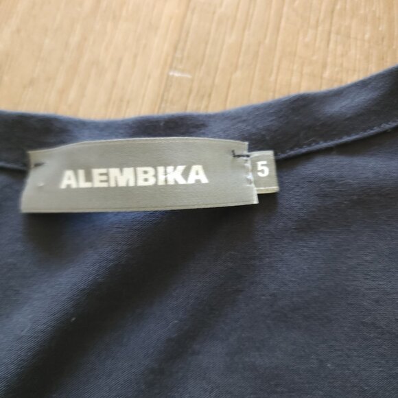 Alembika Charcoal Grey Babydoll Cardigan Top - Picture 5 of 6